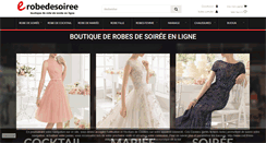 Desktop Screenshot of erobedesoiree.com
